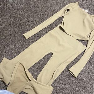H&M Ribbed Active/Lounge Wear Set